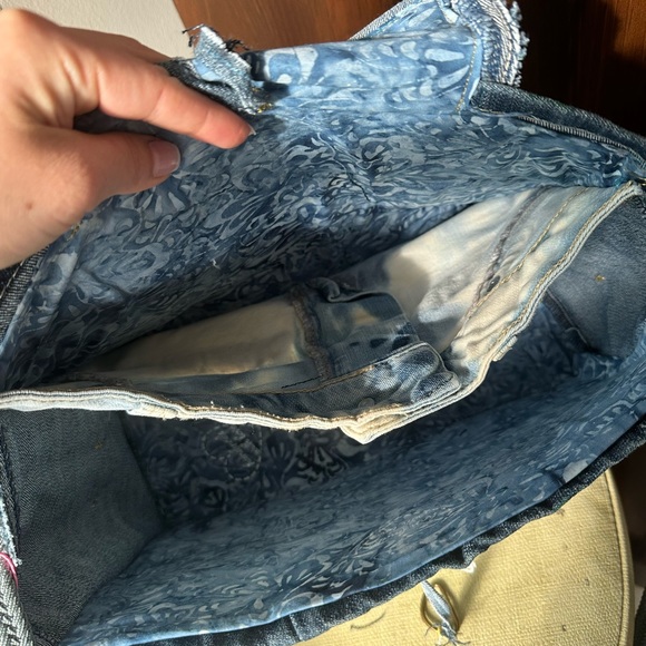 BRAND NEW Blue Jean Baby Custom and Handmade Denim shoulder bag - Picture 5 of 8